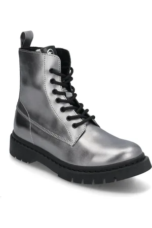 Tamaris Women Boots Shoes Boots Ankle Boots Laced Boots Silver