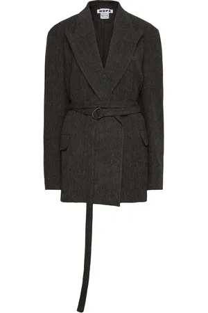 Hope Strava Blazer Blazers Belted Blazers Grey