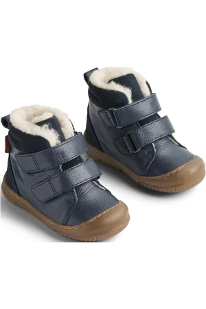 WHEAT Winterboot Snug Tex Vinterstøvler Med Burrebånd Navy