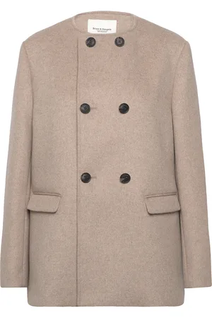 Bruun & Stengade Bs Geleste Jacket Uldjakke Jakke Beige