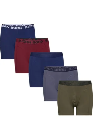 Björn Borg Core Boxer 5P Night & Underwear Underwear Underpants Blue