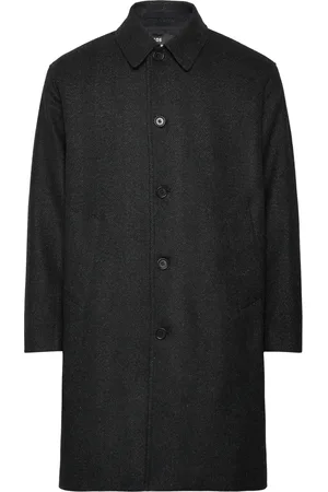 Mads Norgaard Wool Herringb Curtis Coat Uldfrakke Frakke Grey