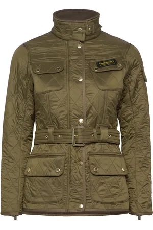 Barbour International Polarquilt Quiltet Jakke Khaki Green