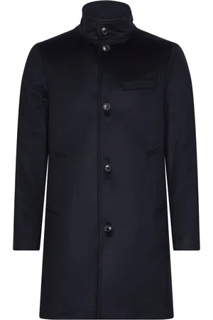 J Lindeberg Jesse Melton Cashmere Coat Uldfrakke Frakke Navy