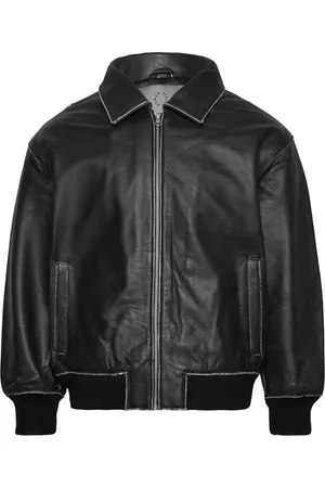 Human Scales Ruben Distressed Læderjakke Skindjakke Black