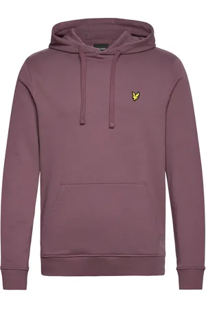 Lyle & Scott Pullover Hoodie Tops Sweatshirts & Hoodies Hoodies Burgundy