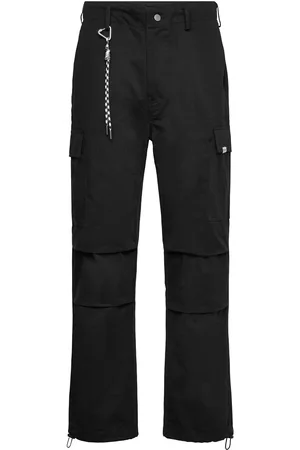 Sixth June Big Pocket Cargo Pants Bottoms Trousers Cargo Pants Black