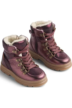WHEAT Winterboot Toni Hiker Tex Vinterstøvler Med Snøre Purple