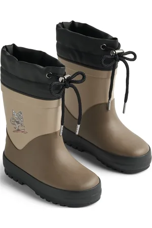WHEAT Rubber Boot Thermo Solid Shoes Rubberboots High Rubberboots Black