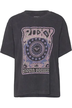 Roxy Moonlight Sunset B Sport Sport Clothing Sports Tops & T-shirts Sport T-Skjorte Black