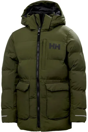 Helly Hansen Jr Nord Puffy Parka Foret Jakke Green