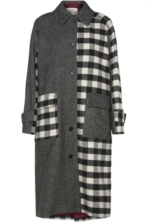 Mads Norgaard Bondu Jami Coat Tynd Frakke Grey