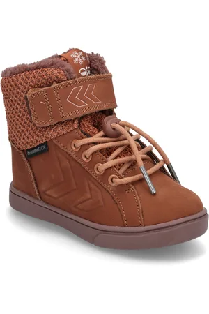 Hummel Splash Tex Jr Vinterstøvler Med Snøre Brown