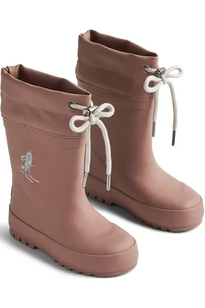 WHEAT Rubber Boot Thermo Solid Shoes Rubberboots High Rubberboots Pink