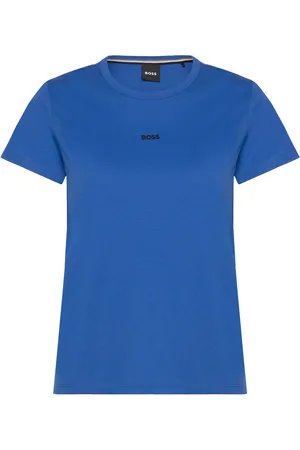 HUGO BOSS Eventsa Tops T-shirts & Tops Short-sleeved Blue