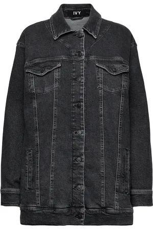 Ivy Copenhagen Ivy-Augusta Over Jacket Wash Is Jakke Denimjakke Black