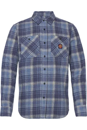 Santa Cruz Apex Tops Shirts Casual Blue