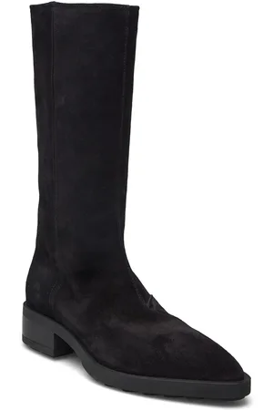 &Copenhagen Cph324 Suede Black Lange Støvler Black