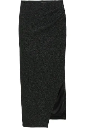 Object Objfilipa Slm Hw Long Skirt 135 Skirts Maxi Skirts Black