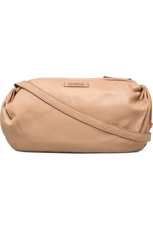 DEPECHE Cross Over Bags Crossbody Bags Beige