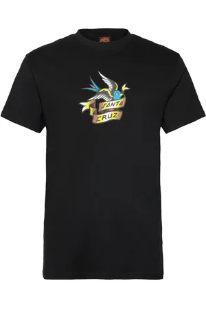 Santa Cruz Sommer Sparrow Front Tops T-Kortærmet Skjorte Black