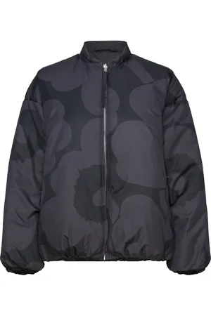 Marimekko Bomberi Unikko Bomberjakke Grey