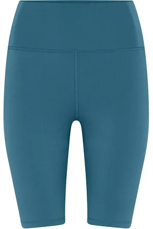 GIRLFRIEND COLLECTIVE Float High-Rise Bike Shorts Sport Women Sport Clothing Sport Shorts Sport Training Shorts Blue