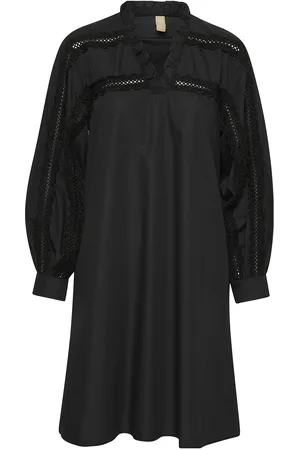 Culture Culio Iris Lace Dress Kort Kjole Black