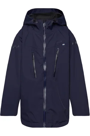 Isbjorn Of Sweden Monsune Hardshell Jacket Teens Sport Shell Clothing Shell Jacket Navy