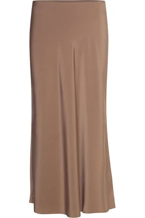 Marville Road The Ally Skirt Skirts Maxi Skirts Brown