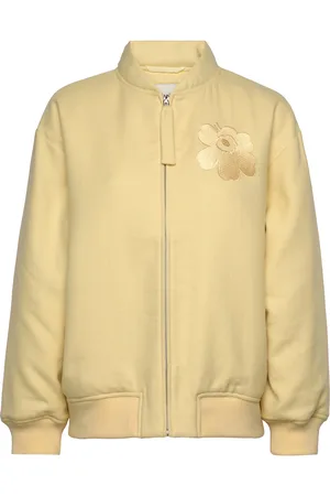 Marimekko Monumentti Solid Bomberjakke Yellow