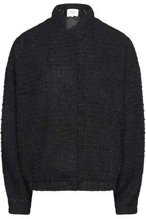 Rosemunde Boucl Bomber Bomberjakke Black