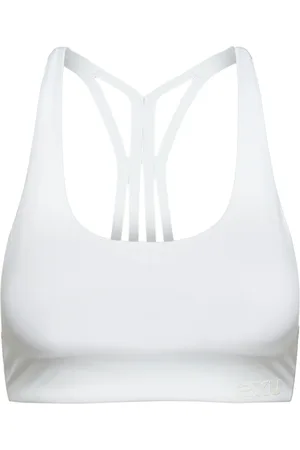 2XU Form Strappy Low Impact Bra Lingerie Bras & Tops Sports Bras - All White