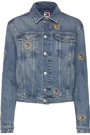 Tommy Hilfiger Izzie Slim Aocr Jckt Dh6134 Jakke Denimjakke Blue