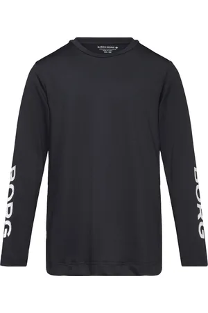Björn Borg Borg Long Sleeve T-Shirt Tops T-shirts Long-sleeved T-Skjorte Black
