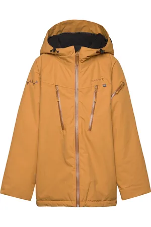 Isbjorn Of Sweden Carving Winter Jacket Teens Sport Snow-ski Clothing Snow-ski Jacket Yellow