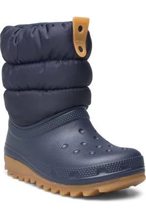 Crocs Classic Neo Puff Boot T Vinterstøvler Pull On Navy