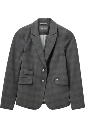 Mos Mosh Mmblake Kimi Blazer Blazers Single Breasted Blazers Grey