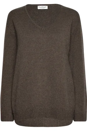 Bruun & Stengade Bs Isidora Regular Fit Knitwear Tops Knitwear Jumpers Brown