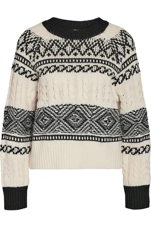 Noisy May Nmnor L/S O-Neck Knit Fwd Tops Knitwear Jumpers Cream