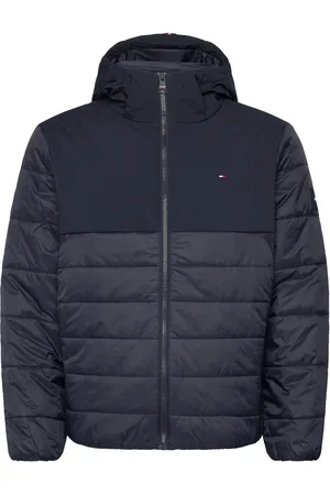 Tommy Hilfiger Cl Mixed Media Hooded Jacket Foret Jakke Navy