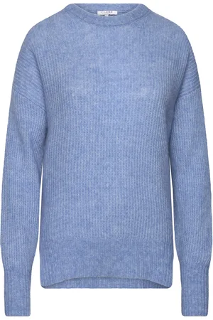 Claire Woman Cwpianna - Jumper Tops Knitwear Jumpers Blue