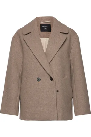 Lindex Jacket Delilah Uldjakke Jakke Brown