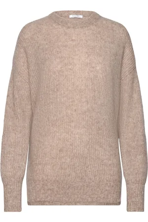 Claire Woman Cwpianna - Jumper Tops Knitwear Jumpers Beige
