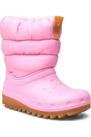 Crocs Classic Neo Puff Boot T Vinterstøvler Pull On Pink