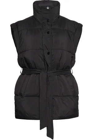 Y.A.S Merla Padded Vest S. Noos Vests Padded Vests Black