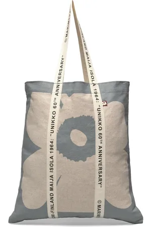 Marimekko Carrier Midi Unikko Shopper Taske Grey