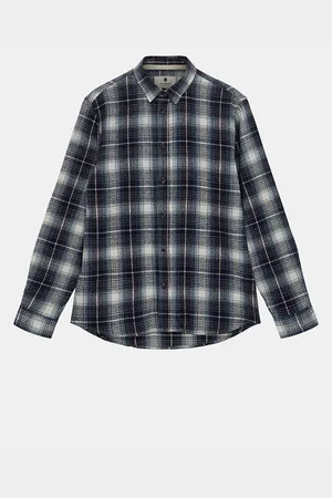 Anerkjendt Akleif Flannel Check Shirt Tops Shirts Casual Multi/patterned