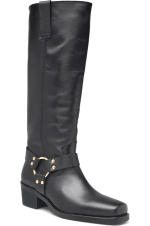 Billi Bi Long Boots Shoes Boots Cowboy Boots Black