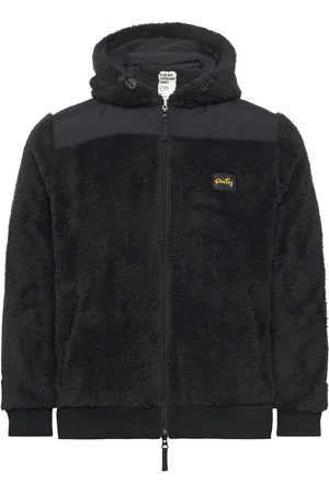 Stan Ray Fleece Zip Hood Designers Sweatshirts & Hoodies Fleeces & Midlayers Black